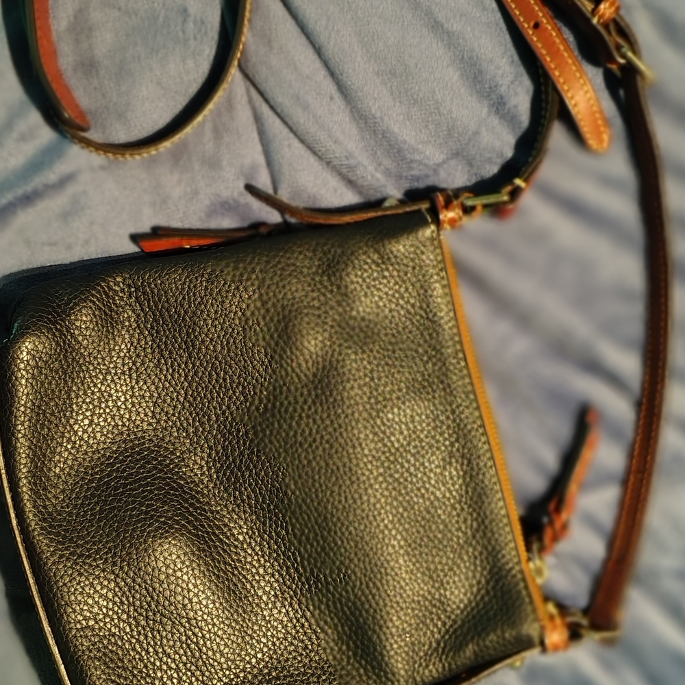 Black Leather Crossbody Bag